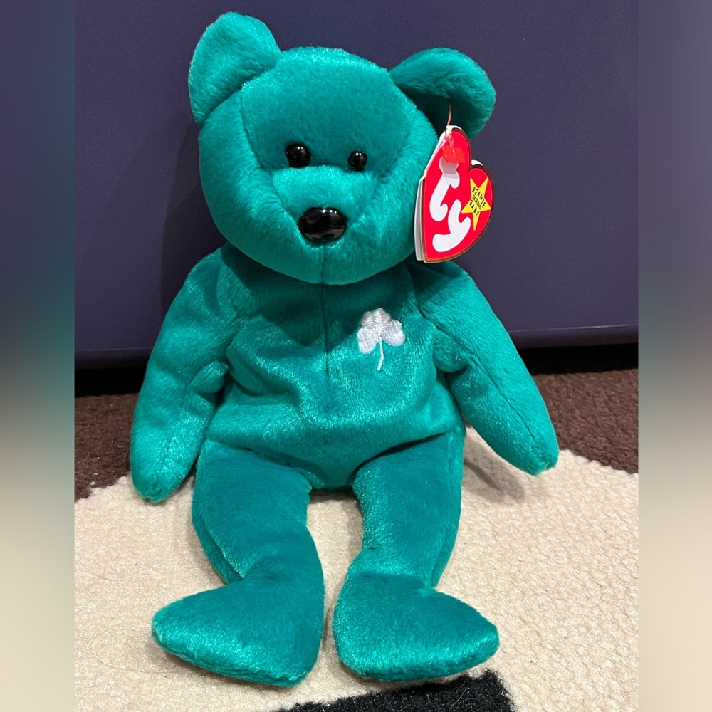 Ty Beanie Baby Bear - Erin